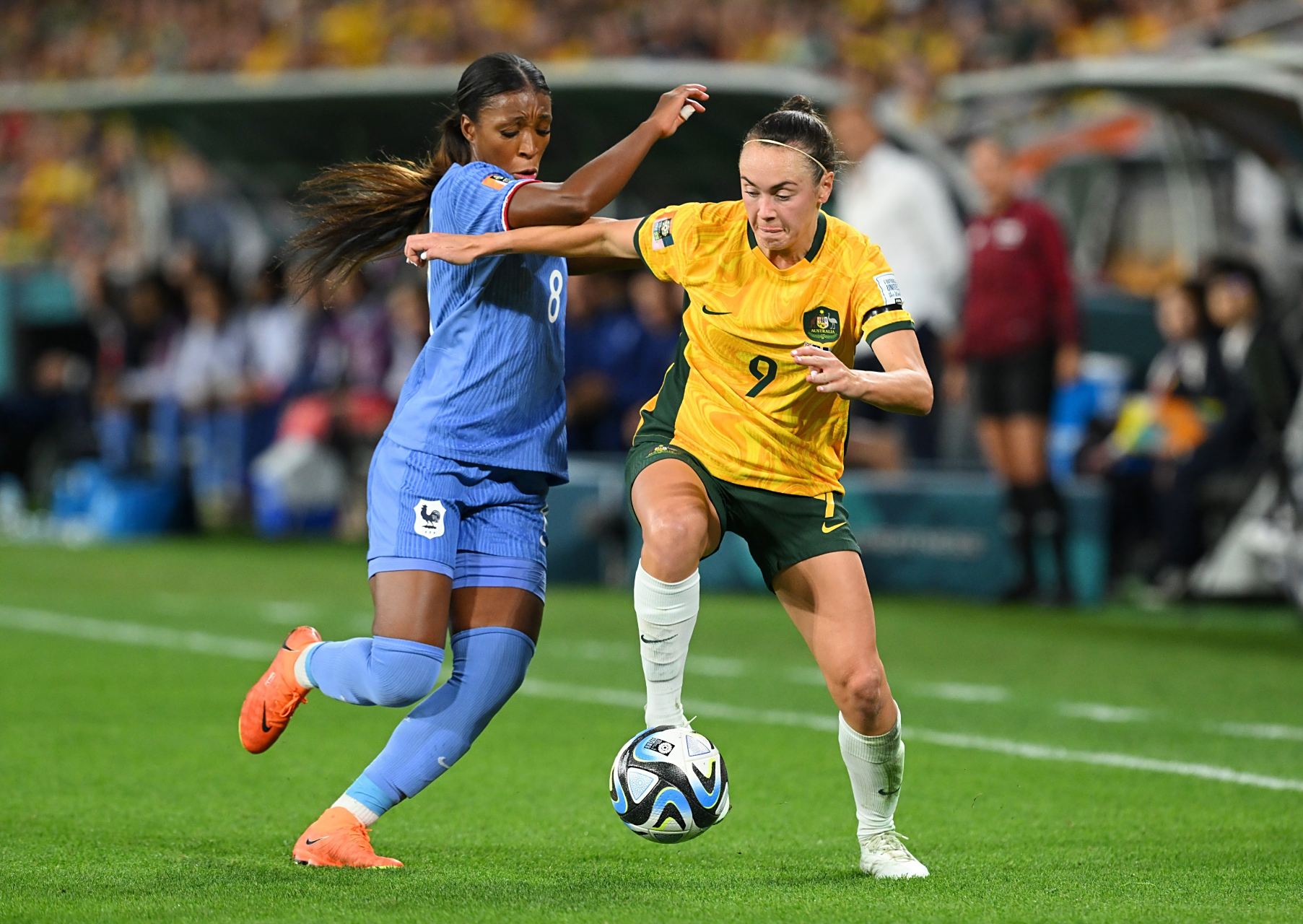 澳大利亚队在女足比赛中大获全胜 澳大利亚队在女足比赛中大获全胜